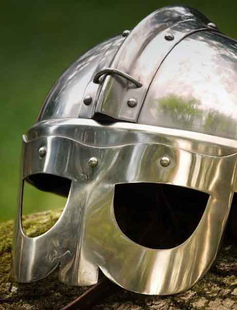 Knight's full face metal helmet